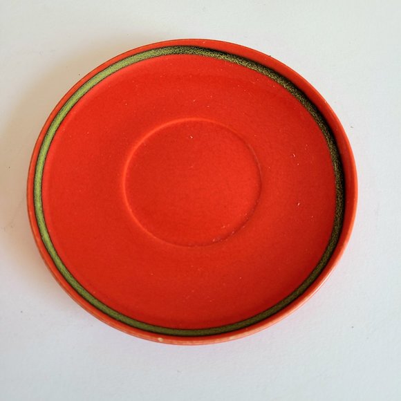 Hand painted vibrant colors tea coffee cup with saucer. - Picture 5 of 9